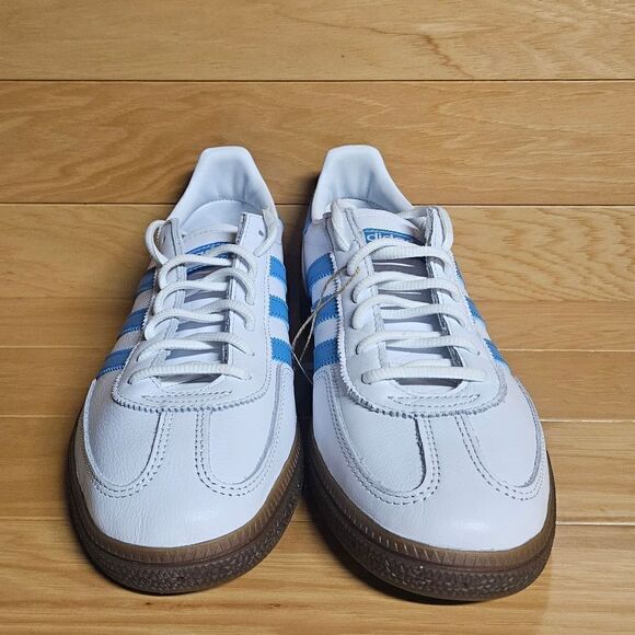 Adidas Originals Handball Spezial White Blue Gum Sole Mens Shoe Trainer IE3607 - Picture 5 of 12